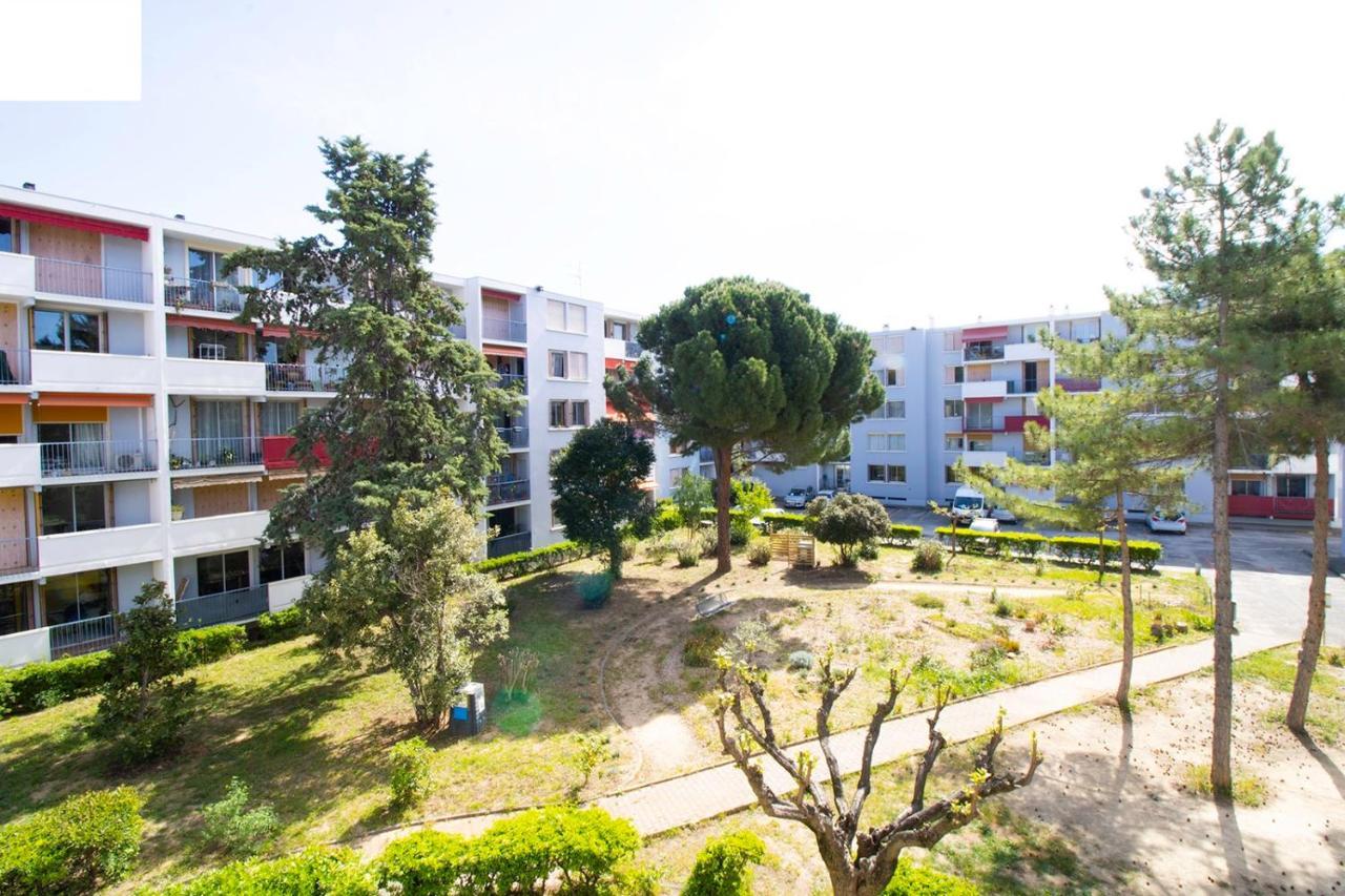 005- Appartement 6 Chambres, Tramway, Parking,Clim Montpellier Exteriér fotografie